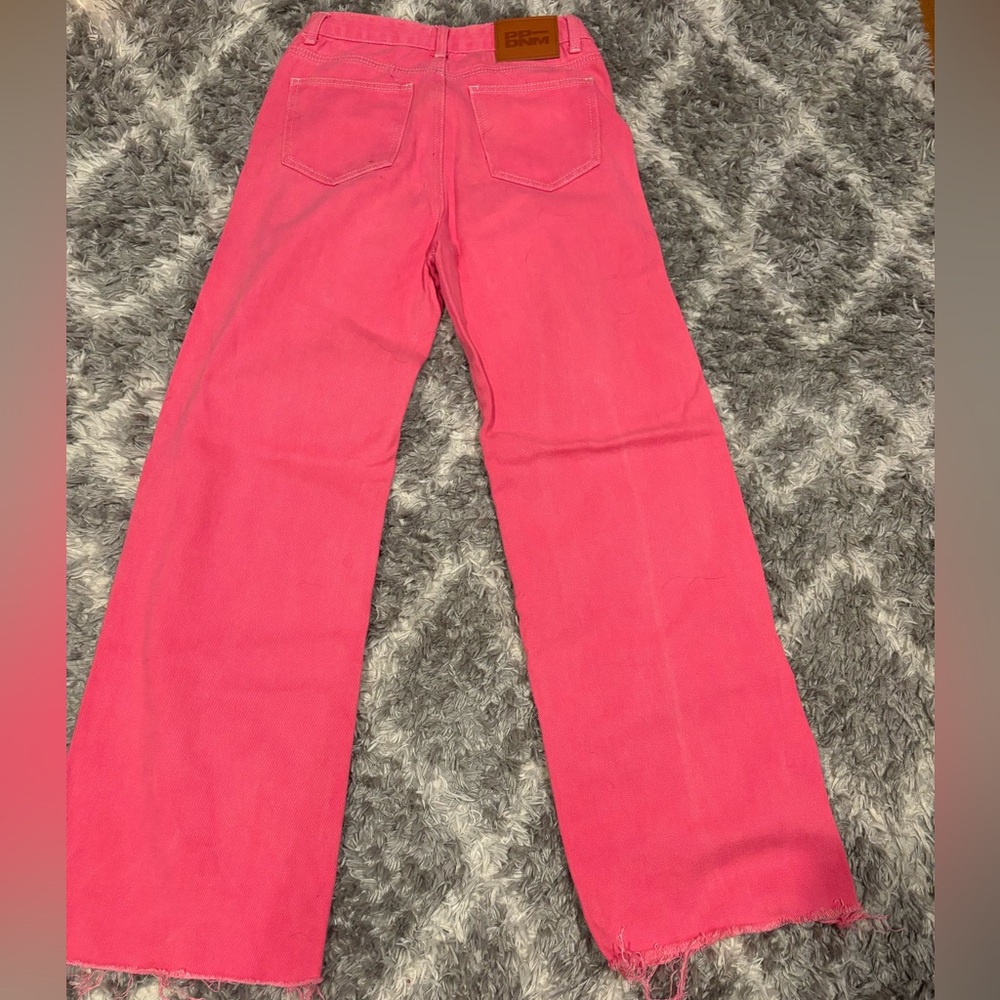 Women's Princess Polly Pink Wide Leg Jeans - Size 4 NWOT - Picture 3 of 9